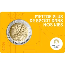 2-Euro-Gedenkmünze "Marianne & Eiffelturm" zu Paris 2024 (Münzkarte 3/5)