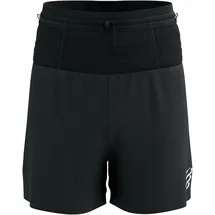 compressport Herren Trail Racing 2-In-1 Short schwarz