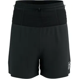 compressport Herren Trail Racing 2-In-1 Short schwarz