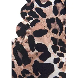 LASCANA Bügel-Bikini-Top Damen Braun/Mehrfarbig 36 Cup B