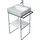 Duravit DuraSquare 56,5x45cm, bodenstehend, schwarz matt
