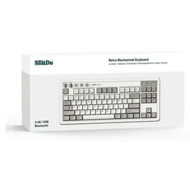 8bitdo Retro Mechanical Keyboard Kailh Box Switches QWERTY