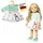 Heless Puppen-Kleid Pinguin Pünktchen Grün/Weiß (1124)
