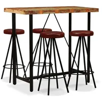 vidaXL Barset 120 x 60 x 107 cm Braun