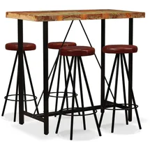 vidaXL Barset 120 x 60 x 107 cm Braun