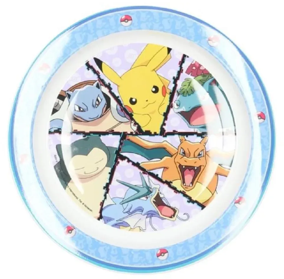 Pokémon Frühstücksset Geschirrset 3tlg. für Kinder