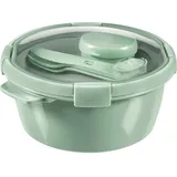 Curver Round Smart Recycle Lunch Kit 1.6L, Lunchbox,