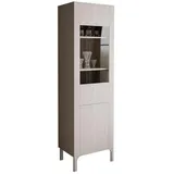 lookway Glasvitrine Lumi 60 x 41 x 197 cm Beige