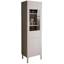 lookway Glasvitrine Lumi 60 x 41 x 197 cm Beige