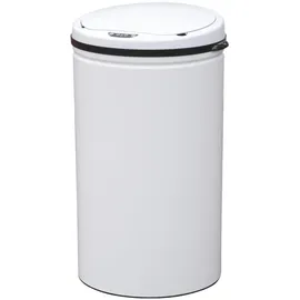 Svita Sensor-Mülleimer 30L Stahl Mülleimer mit Sensor Abfalleimer Küche Weiß