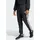 Essential 3-Streifen French Terry Joggers Black White XS