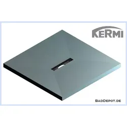 Kermi Line Duschplatz mit zentralen Ablauf