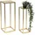 DanDiBo Ambiente Blumenhocker 2er Set 96506 60 x 60 cm Gold
