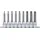 KS Tools RIBE-Bit-Stecknuss-Satz 9-tlg.