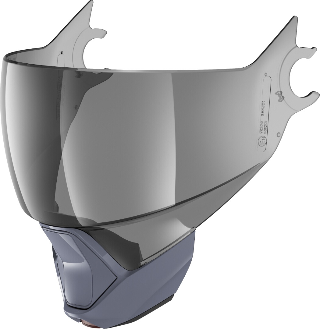 Shark Evojet Visor Chin gordijn set, grijs, Eén maat Voorman