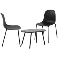 CLP 2er Sitzgruppe Veldin I Garten-Set 2x Stuhl stapelbar