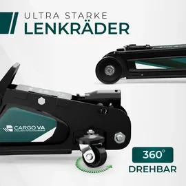 CARGO VA Intelligent Vehicle Accessories Rangierwagenheber Stahl 2,5T 85-380 mm grün