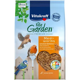 VitaGarden Mehlwürmer für Wildvögel 4x200g