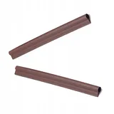 Kadax Sichtschutzstreifen 1,5 x 17,7 cm Braun Kunststoff 2 St.