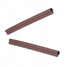 Kadax Sichtschutzstreifen 1,5 x 17,7 cm Braun Kunststoff 2 St.