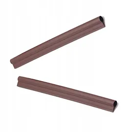 Kadax Sichtschutzstreifen 1,5 x 17,7 cm Braun Kunststoff 2 St.