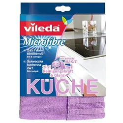 vileda KÜCHE Mikrofasertuch Mikrofaser 60 °C waschbar, 1 St.