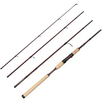Abu Garcia Tormentor2 Travel Spinnrute - Red - 2.44