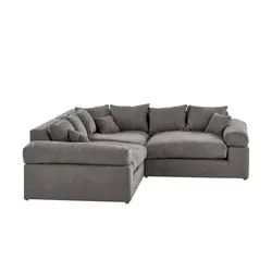 smart Ecksofa  Lionore , grau , Maße (cm): B: 256 H: 86 T: 256