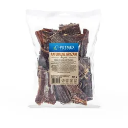 PETMEX Flache Speiseröhre vom Rind 500g natürlicher Kauartikel für Hunde