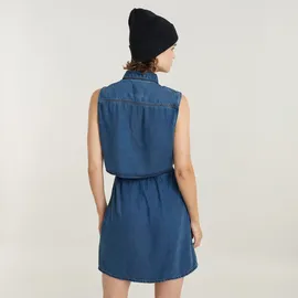 G-Star Kleid Midi Blau XS