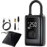 150psi Elektrische Fahrradpumpe - Tragbare Mini-fahrradpumpe Mit Akku, Schneller Fahrradreifenfüller Lcd-anzeige Led-licht Für Mountainbike/rennrad