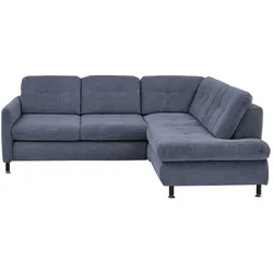 Kollektion Kraft Ecksofa  LIORA ¦ blau ¦ Maße (cm): B: 242 H: 99 T: 210