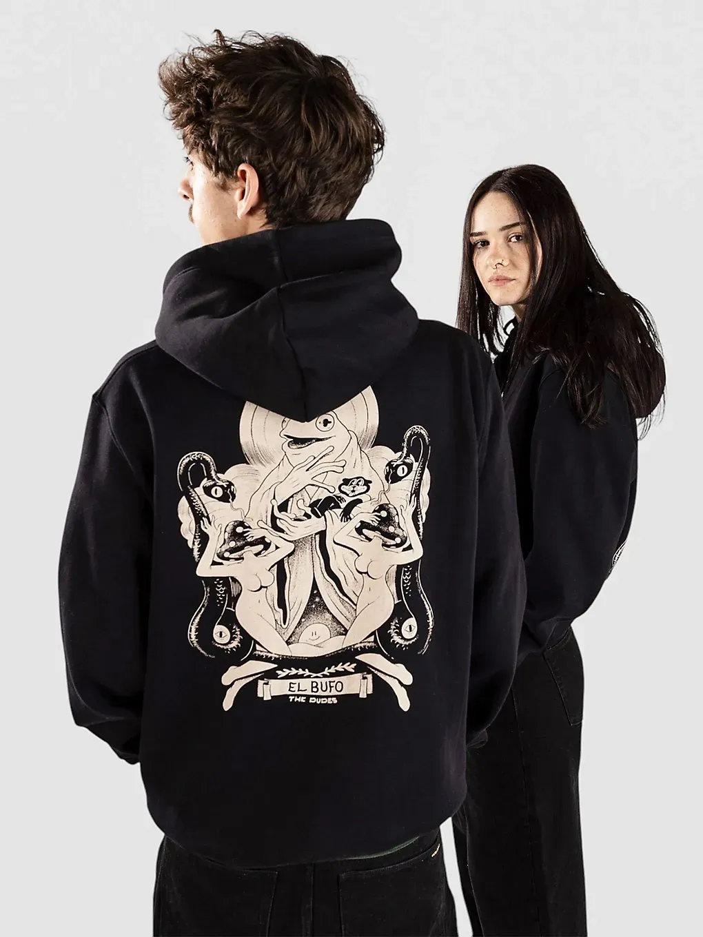 The Dudes El Bufo Hoodie black Gr. S