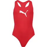 Puma Racerback Badeanzug - Red - 7-8 Jahre