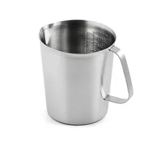 Weis 18593 Messbecher 1, 5 L, Edelstahl, Silber, 14 x 14 x 15 cm