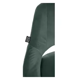 CLP 2er Set Barhocker Milet Mit Samt-Bezug I Drehbarer Barstuhl Mit Lehne Und Fußstütze