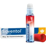 Soventol Anti-Juck Stift + Soventol HydroCort 0,5% Creme - Roll-On bei Mückenstichen & Insektenstichen - pflegt & kühlt gereizte und juckende Haut - lindert den Juckreiz und beruhigt