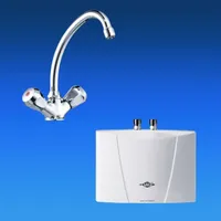 Clage Durchlauferhitzer M3 Niederdruck & Zweigriff-Armatur Wasserhahn IDS Set