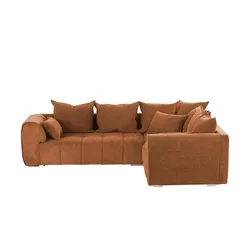 Ecksofa  London ¦ orange ¦ Maße (cm): B: 297 H: 71 T: 265