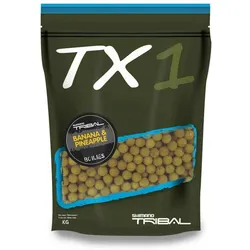 Boilies Shimano Bait TX1 Banana & Pineapple 5kg SCHWARZ|SCHWARZ|BLAU 5kg