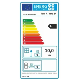 VICTORIA Taro 2F mit Backfach + Herdplatte Keramik / Korpus schwarz 9,53 kW