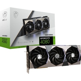 MSI GeForce RTX 4080 Suprim X 16G 16 GB GDDR6X V511-004R