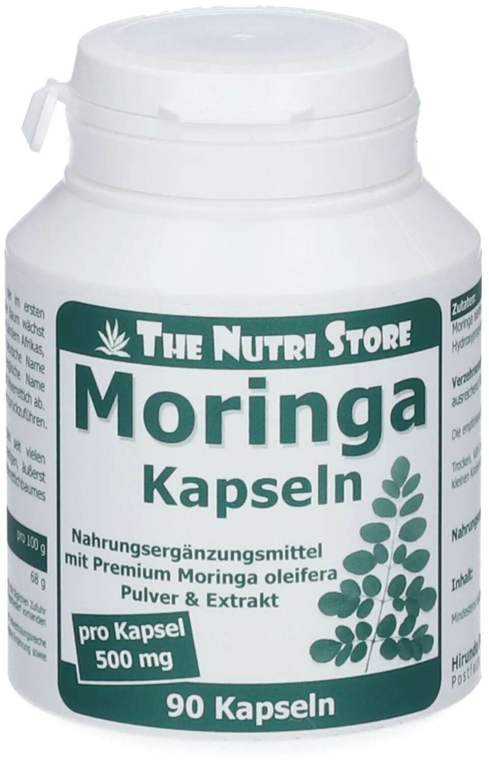 The Nutri Store Moringa Oleifera 500 mg