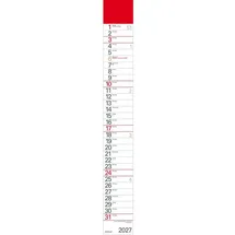 Korsch Verlag Streifenplaner Rot 2027