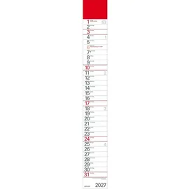 Korsch Verlag Streifenplaner Rot 2027