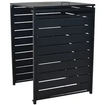 Merxx Mülltonnenabdeckung Anbau groß 76 x 128 cm grau