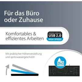 MediaRange MROS101 Tastatur DE schwarz