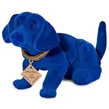 Rakso Oskar Schneider GmbH & Co. KG Wackeldackel blau beflockt 19 cm - mit Echtheits-Zertifikat