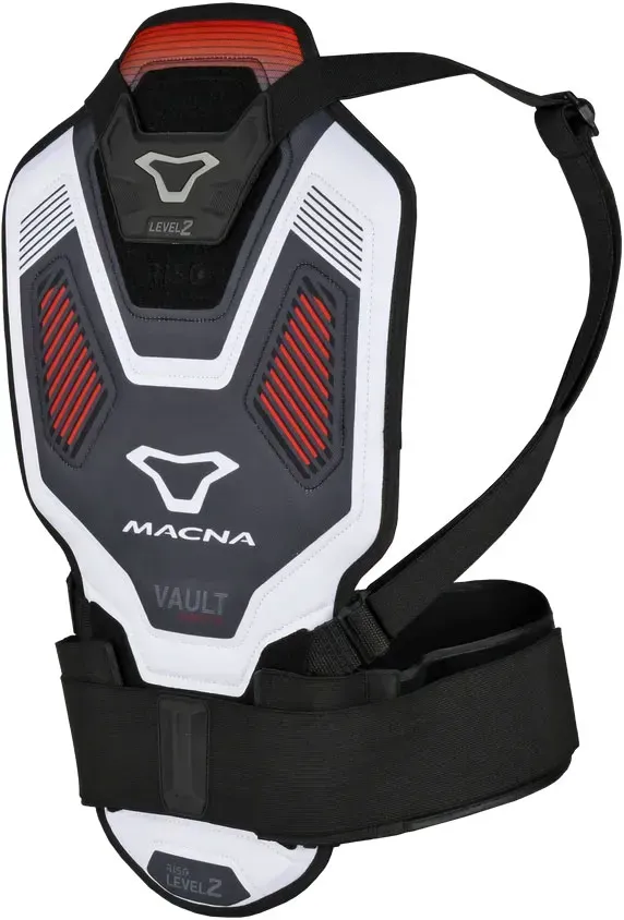 Macna Vault, Protection dorsale Niveau 2 - Noir/Blanc/Rouge - S