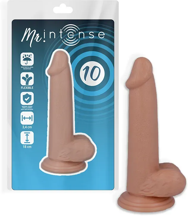 MR INTENSE - 10 REALISTIC PENIS 18 CM -O- 3.4 CM